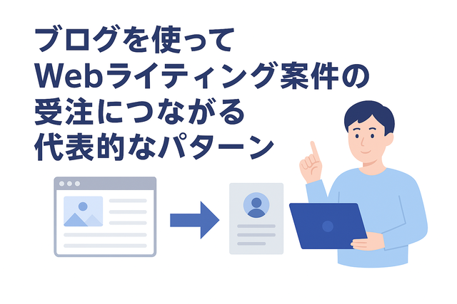 ブログを活用してWebライティング案件の受注につながる流れ