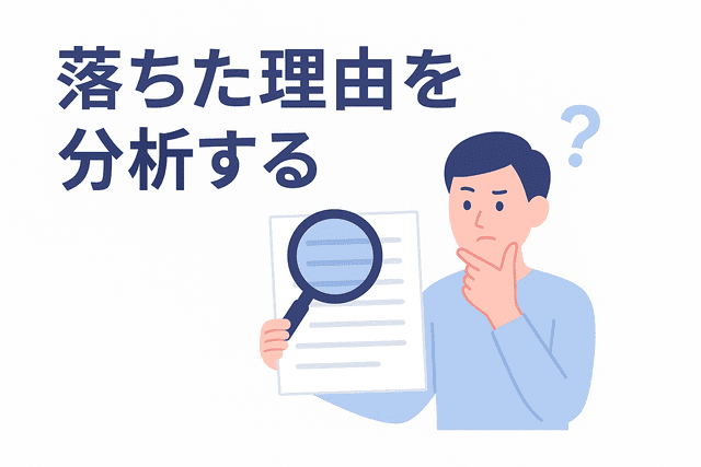 テストライティングで落ちた理由を分析する