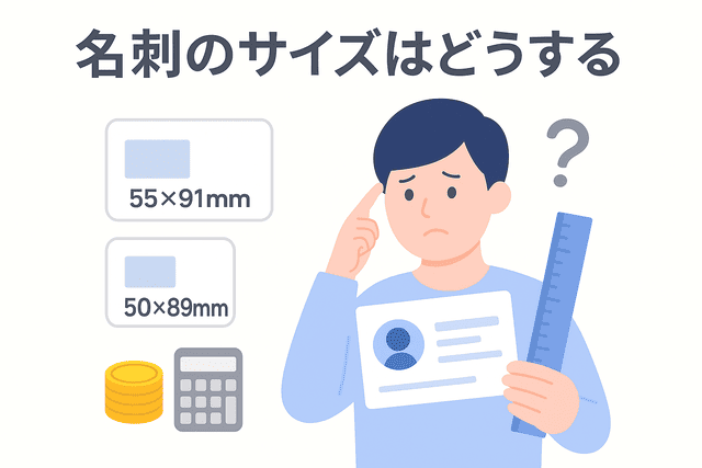 名刺サイズをどう選ぶか