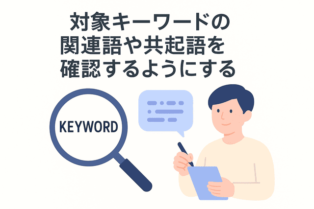 対象キーワードの関連語や共起語を確認してリサーチに活かす