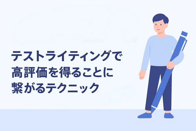 テストライティングで高評価を得ることに繫がる主なテクニック
