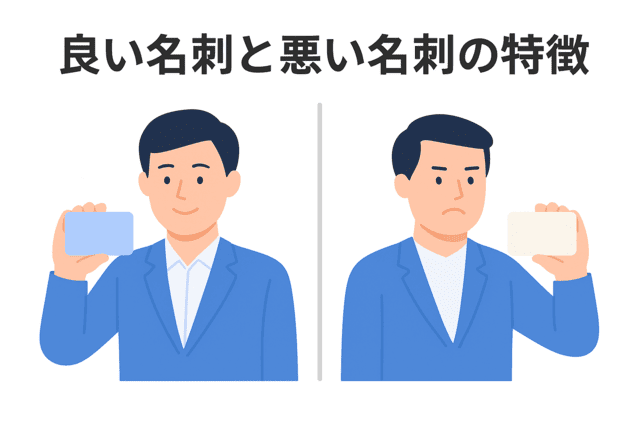 良い名刺と悪い名刺の特徴