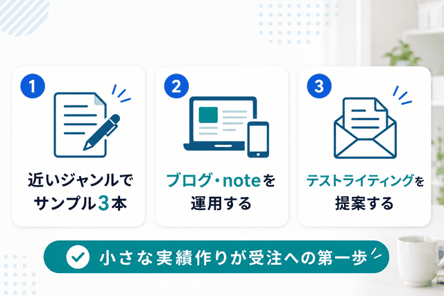 実績がないWebライターが最初にやるべきこと