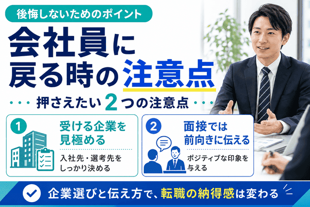 Webライターが会社員に戻る際の注意点