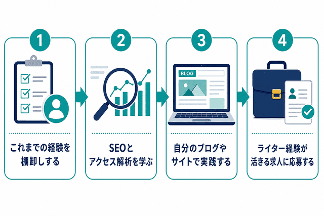 Webマーケターになるためのステップ
