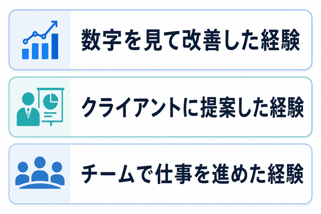 ライターやマーケターがフリーランスから会社員になる際に役立つ業務経験の一例